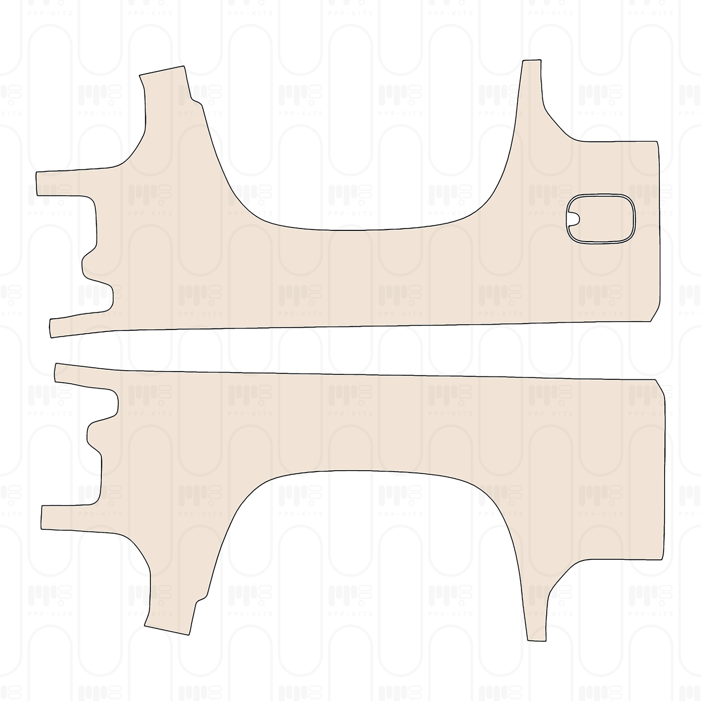 Bed Side (Rear Fender) Long Bed, Single Rear Wheels