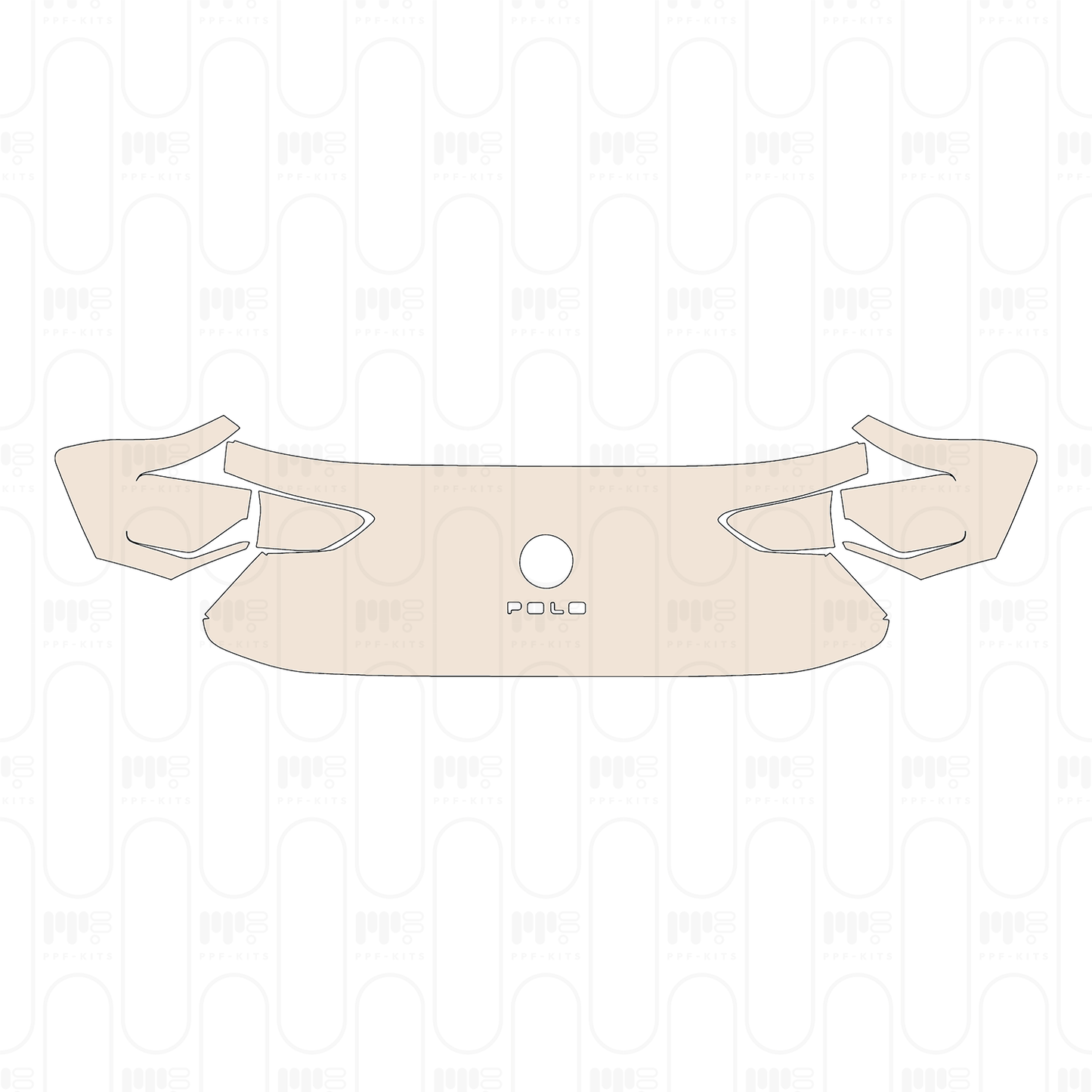 Trunk Lid with "POLO" Emblem