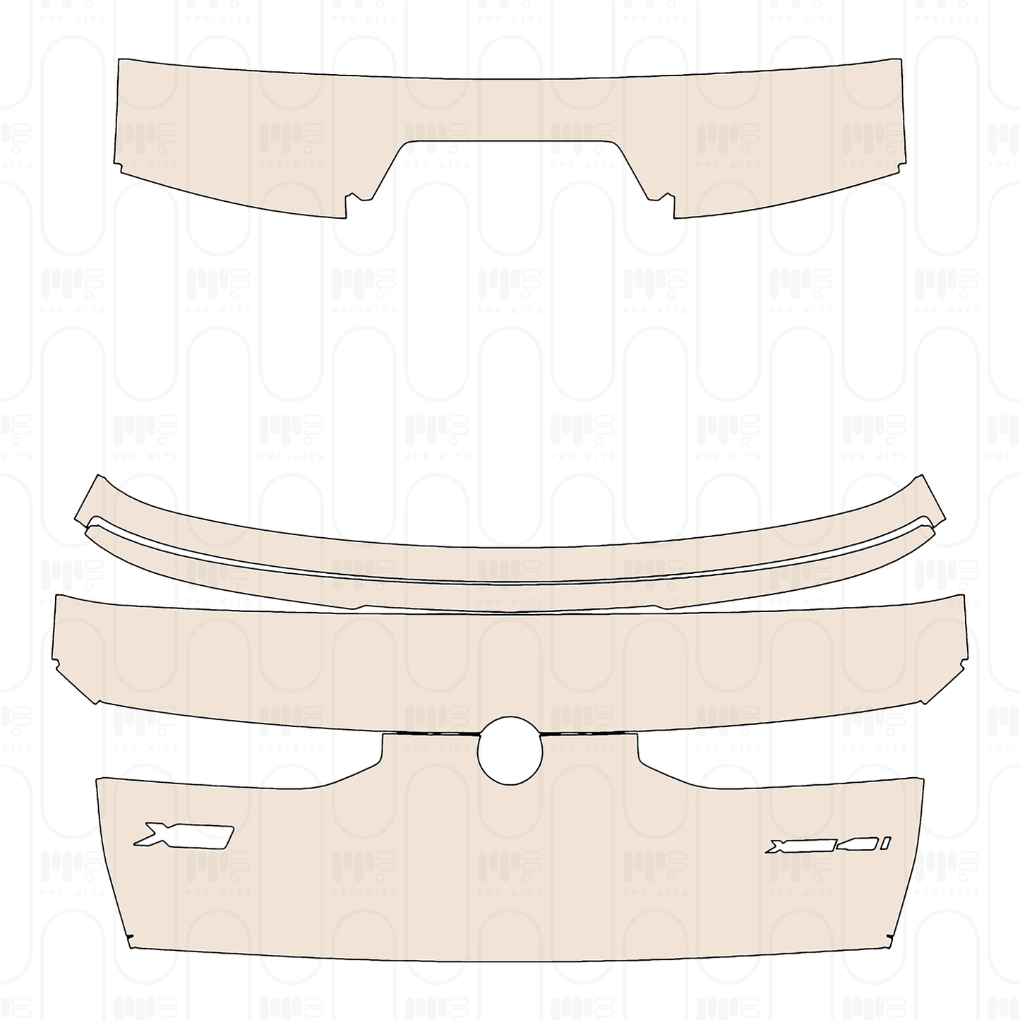 Pre-Cut PPF BMW X6 M Sport 2025