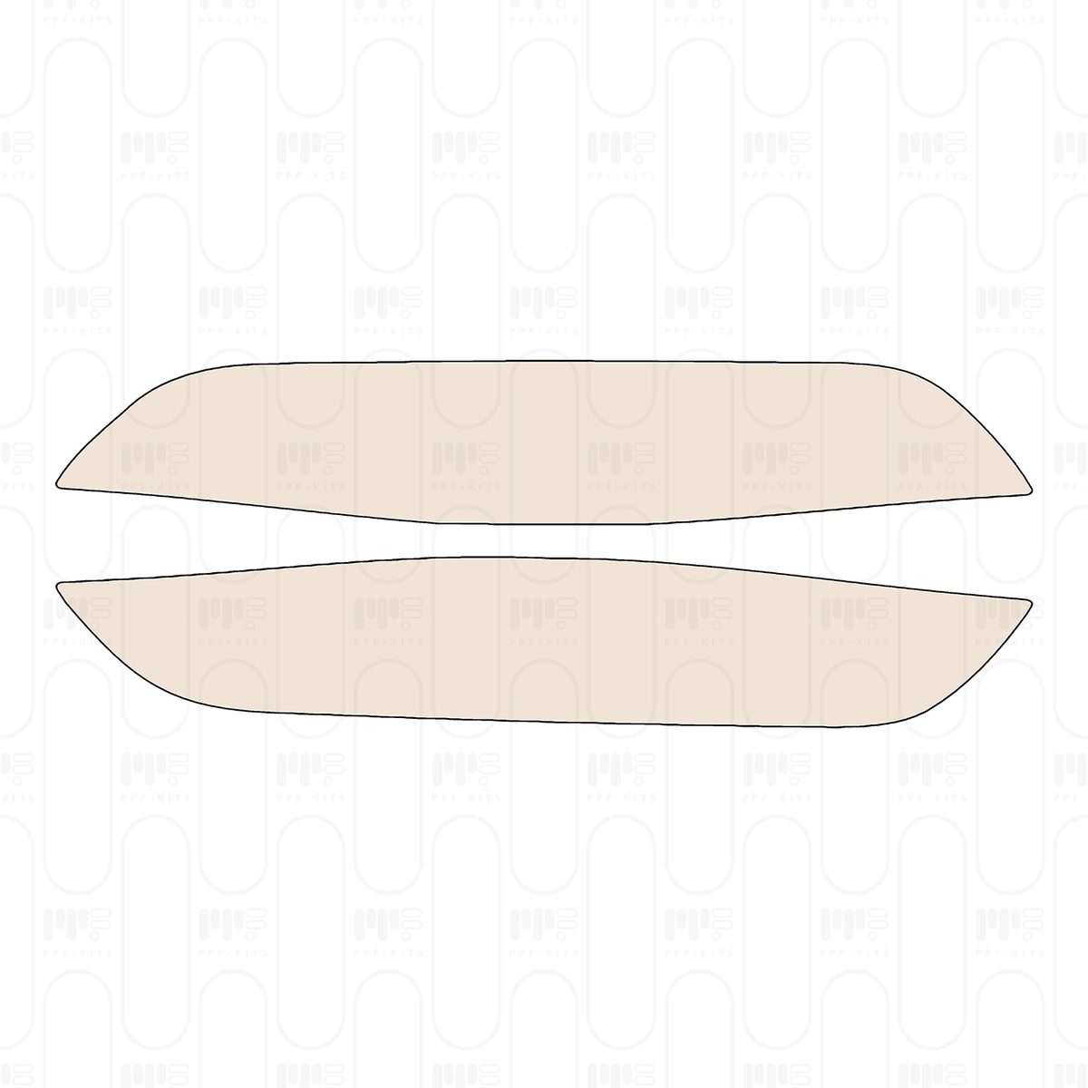 Pre-cut PPF pattern: Door Handle Inserts - BMW
