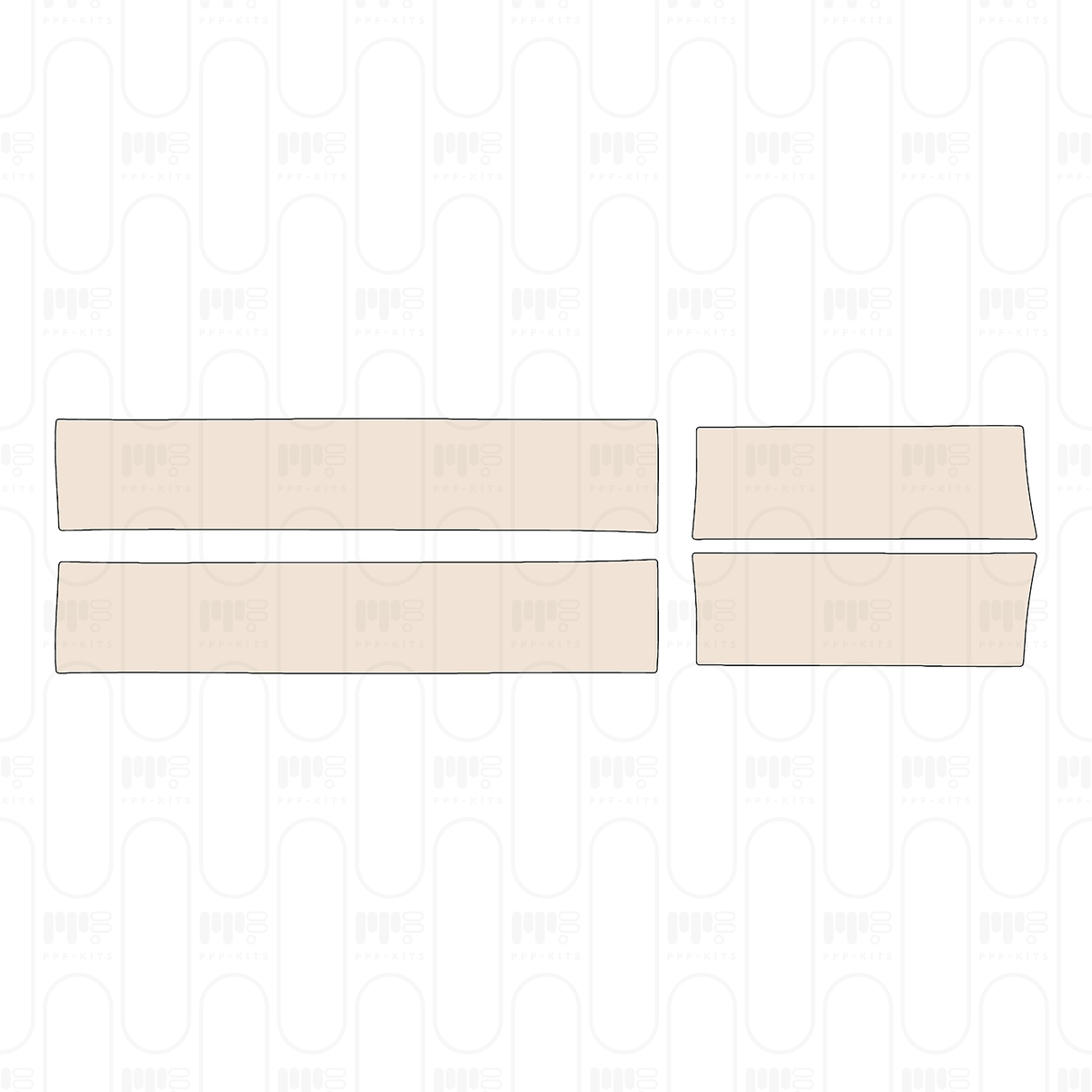Pre-cut PPF pattern: Door Sill - BYD SEAL U DM-i 2025