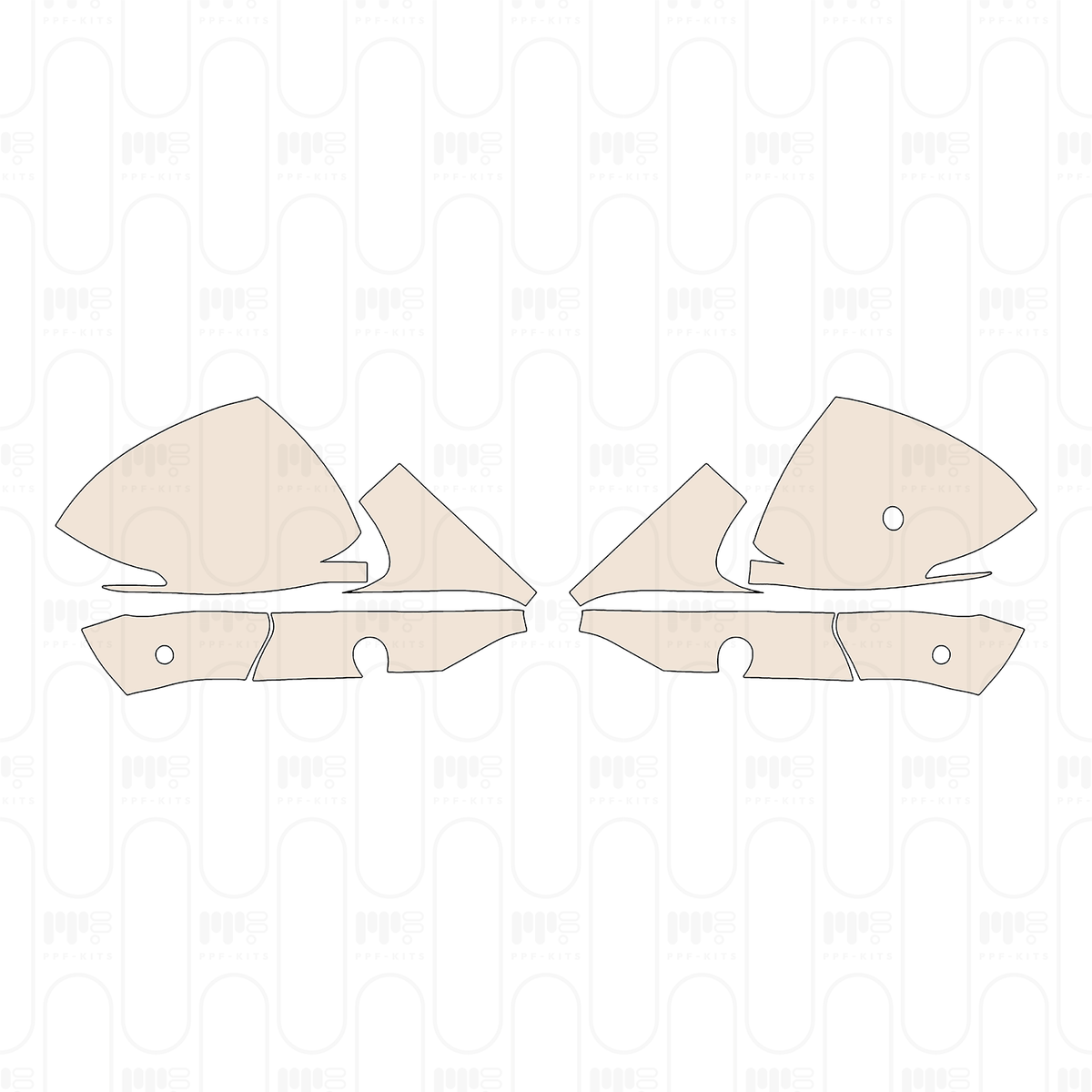 Pre-cut PPF pattern: Mirror - BYD Sealion 05 (CN) EV 2025
