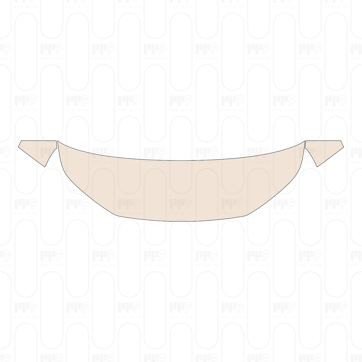 Pre-cut PPF pattern: Hood + Fender - Honda