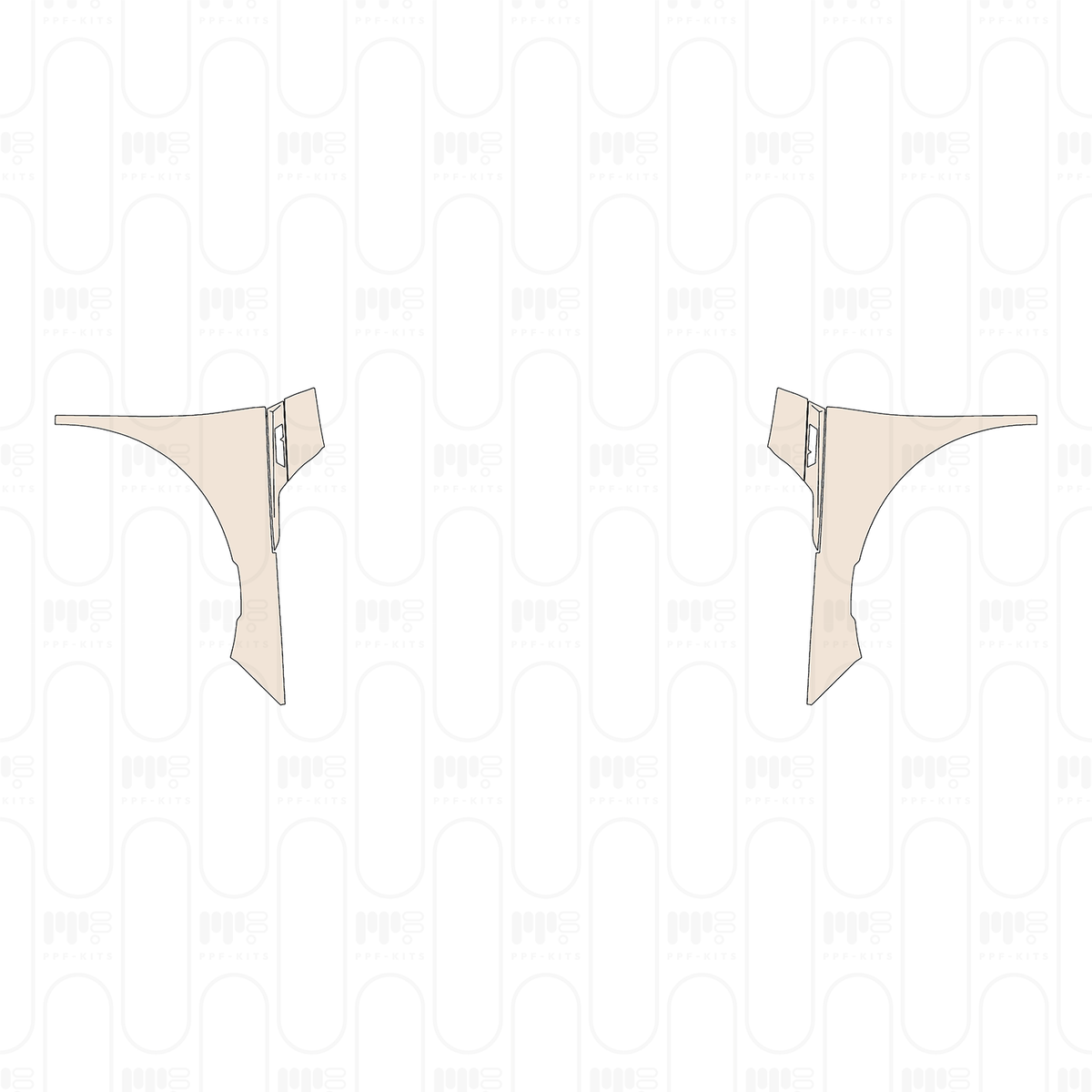 Pre-cut PPF pattern: Fender - Skoda Elroq (EU) vRS 2025