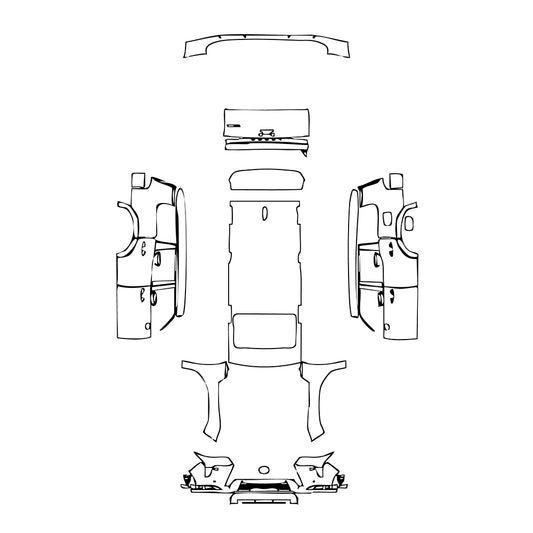 Pre-Cut PPF Lexus GX (CN) Overtrail 2024 - PPF-Kits