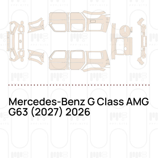 Mercedes-Benz G Class AMG G63 (2027) 2026 – Forskåret PPF-lakbeskyttelsesfilm