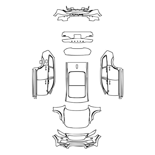 Pre-Cut PPF Volvo V90 Cross Country 2025 - PPF-Kits