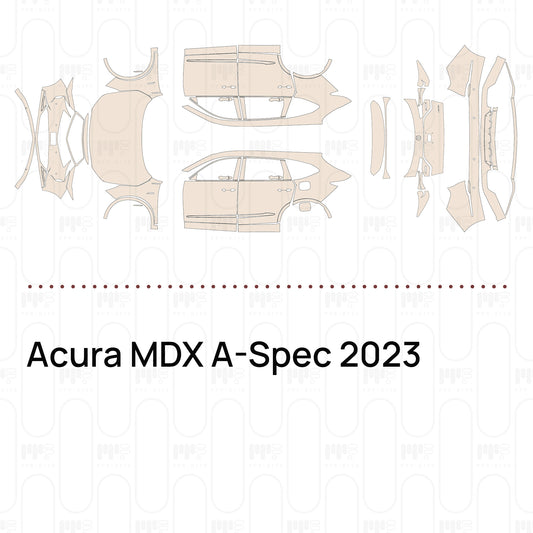 Pre-Cut PPF Acura MDX A-Spec 2023