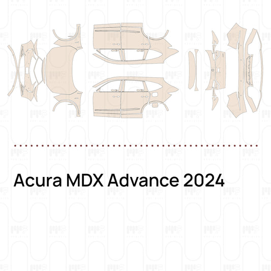 Pre-Cut PPF Acura MDX Advance 2024