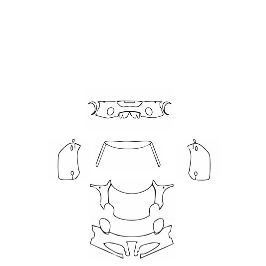 Pre-Cut PPF Alfa Romeo 4C Spider 2016 - PPF-Kits