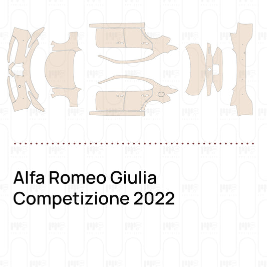 Pre-Cut PPF Alfa Romeo Giulia Competizione 2022