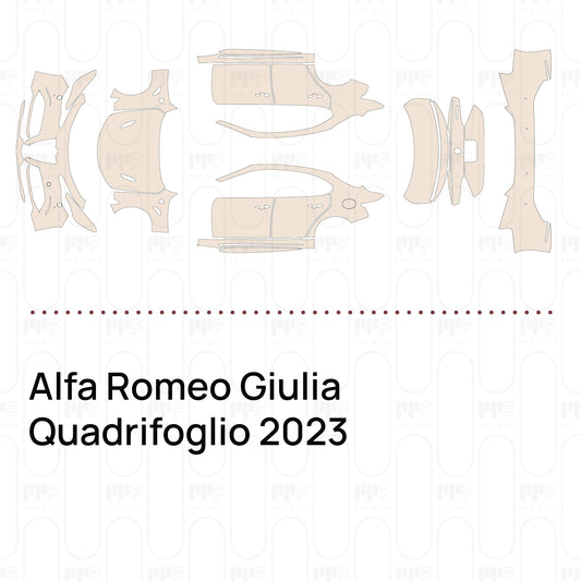 Pre-Cut PPF Alfa Romeo Giulia Quadrifoglio 2023
