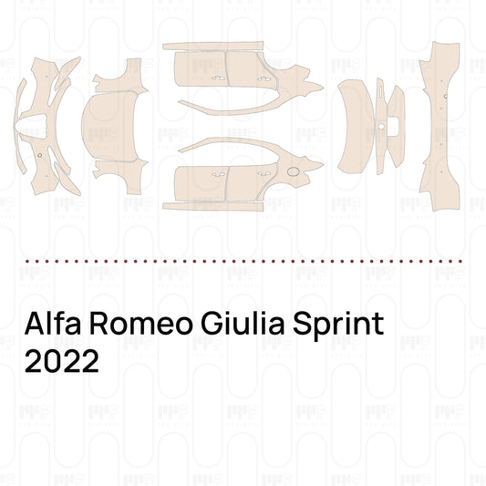 Pre-Cut PPF Alfa Romeo Giulia Sprint 2022
