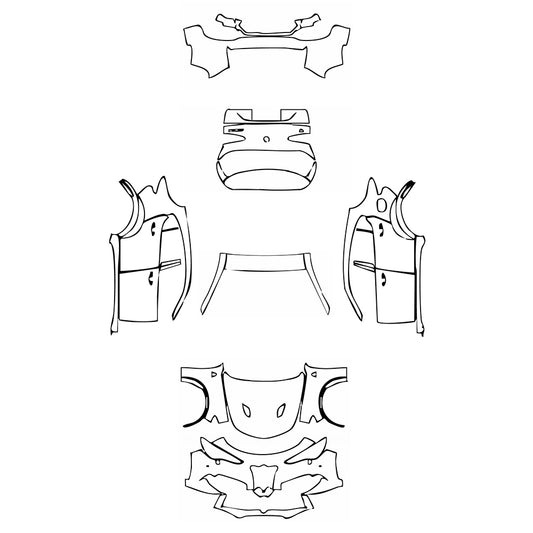 Pre-Cut PPF Alfa Romeo Stelvio Quadrifoglio 2021 - PPF-Kits