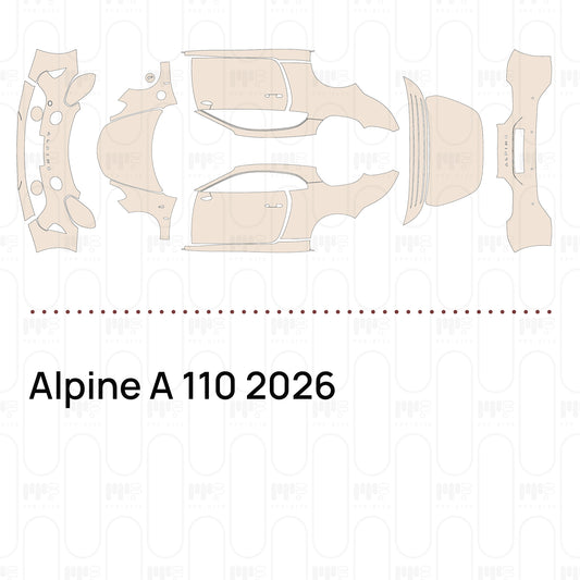 Pre-Cut PPF Alpine A 110 2026