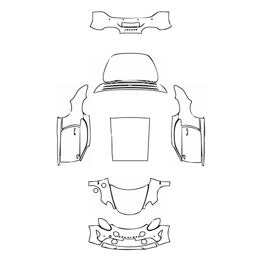 Pre-Cut PPF Alpine A 110 GT 2023 - PPF-Kits
