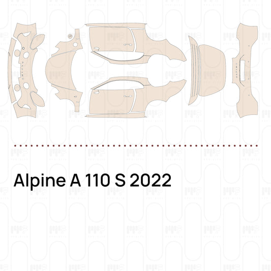 Pre-Cut PPF Alpine A 110 S 2022