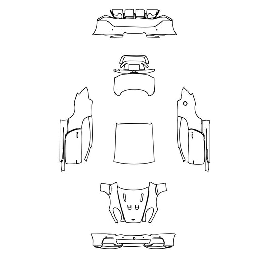 Pre-Cut PPF Aston Martin DBS 2007 - PPF-Kits