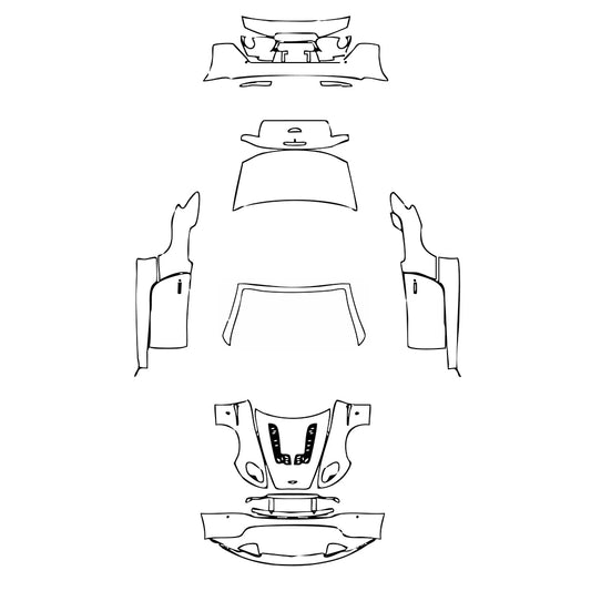 Pre-Cut PPF Aston Martin Vantage V12 Roadster 2015 - PPF-Kits