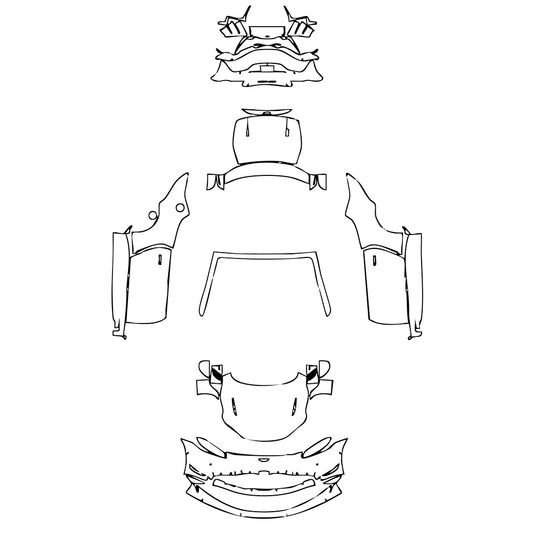 Pre-Cut PPF Aston Martin Vantage V8 F1 Roadster 2024 - PPF-Kits