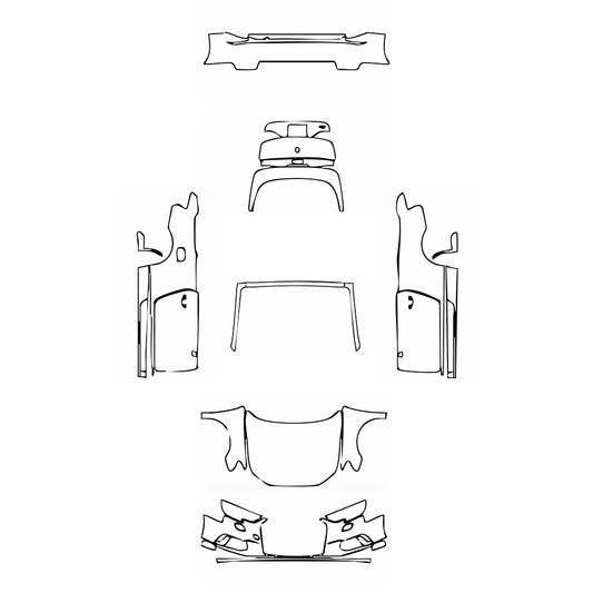 Pre-Cut PPF Audi A3 Cabriolet Base 2019 - PPF-Kits