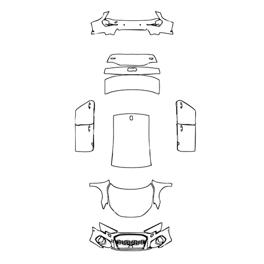 Pre-Cut PPF Audi A3 Limousine Base 2021 - PPF-Kits