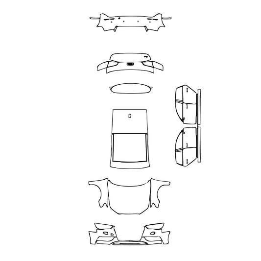 Pre-Cut PPF Audi A3 Sportback Base 2014 - PPF-Kits