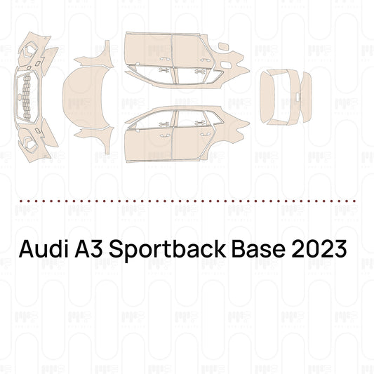 Pre-Cut PPF Audi A3 Sportback Base 2023