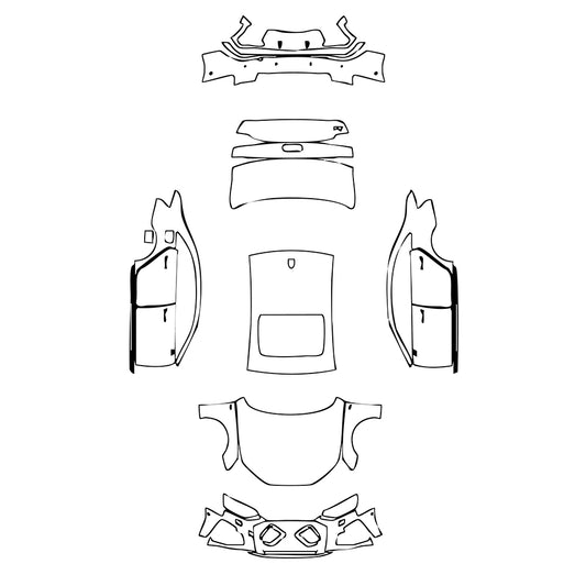 Pre-Cut PPF Audi A4 A4 Saloon Sedan S-line 2020 - PPF-Kits