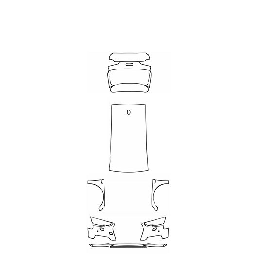 Pre-Cut PPF Audi A4 A4 allroad quattro 2019 - PPF-Kits