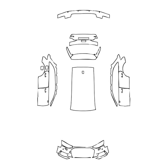 Pre-Cut PPF Audi A4 A4 allroad quattro 2022 - PPF-Kits