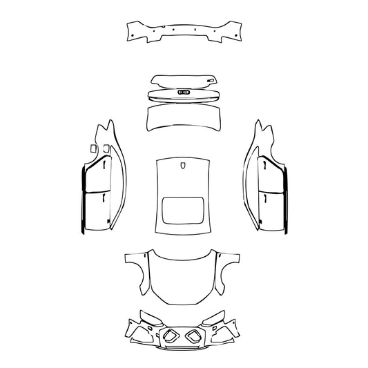 Pre-Cut PPF Audi A4 S4 Saloon Sedan 2023 - PPF-Kits