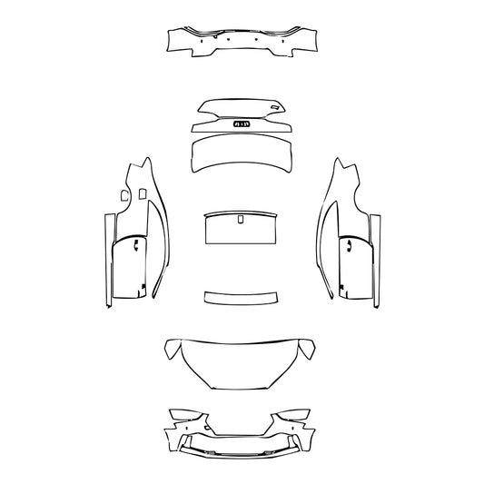 Pre-Cut PPF Audi A5 A5 Coupe Base 2023 - PPF-Kits