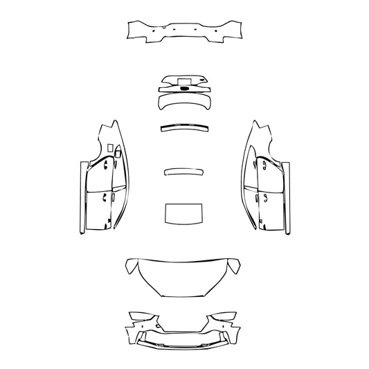 Pre-Cut PPF Audi A5 A5 Sportback Base 2022 - PPF-Kits