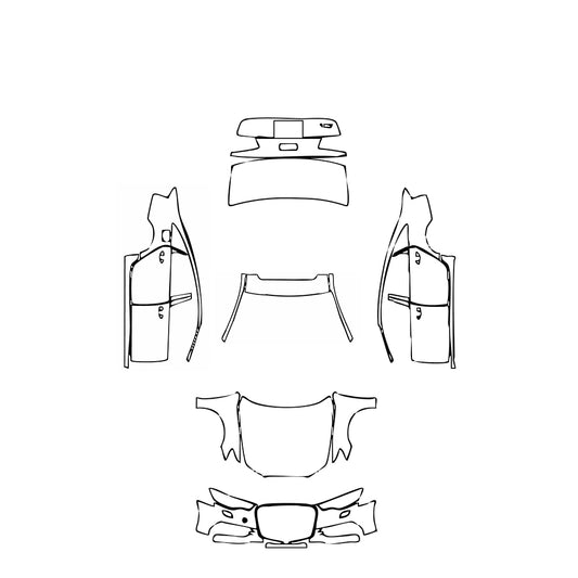 Pre-Cut PPF Audi A6 A6L Base 2013 - PPF-Kits