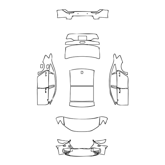 Pre-Cut PPF Audi A6 A6L S-line 2020 - PPF-Kits
