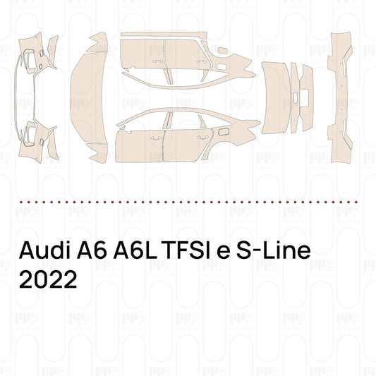 Pre-Cut PPF Audi A6 A6L TFSI e S-Line 2022
