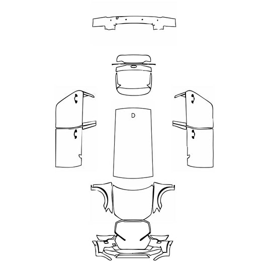 Pre-Cut PPF Audi A6 A6 Allroad 2020 - PPF-Kits