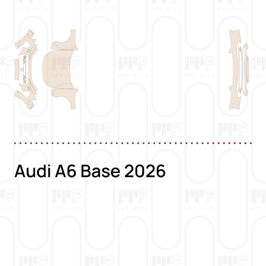 Forskåret PPF-lakbeskyttelsesfilm Audi A6 Base 2026