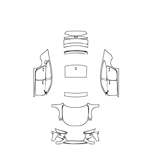 Pre-Cut PPF Audi A7 A7 Sportback Base 2023 - PPF-Kits