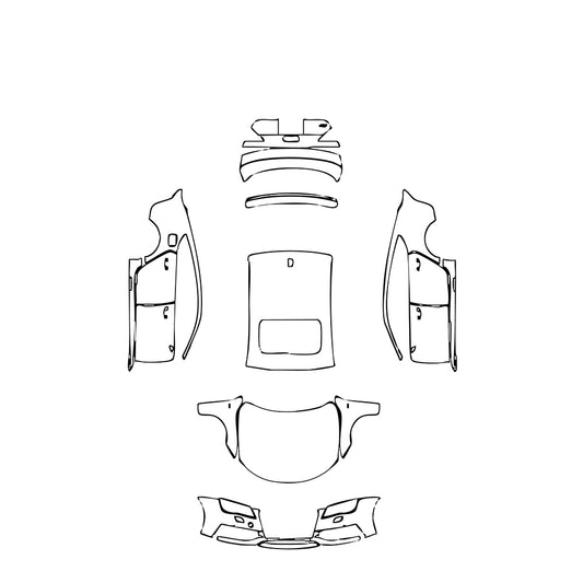 Pre-Cut PPF Audi A7 A7 Sportback S-line 2015 - PPF-Kits