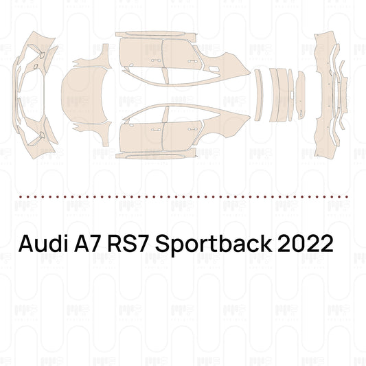 Pre-Cut PPF Audi A7 RS7 Sportback 2022