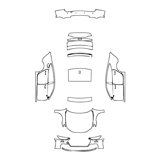 Pre-Cut PPF Audi A7 S7 Sportback 2023 - PPF-Kits