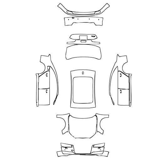 Pre-Cut PPF Audi A8 A8 L (Extended Wheelbase) Base 2016 - PPF-Kits
