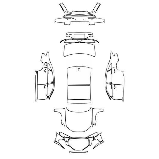 Pre-Cut PPF Audi A8 A8 L (Extended Wheelbase) Base 2023 - PPF-Kits