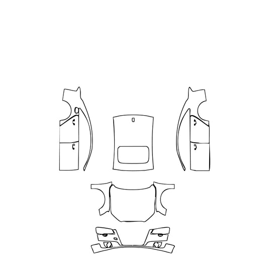 Pre-Cut PPF Audi A8 A8 (Standard Wheelbase) Base 2012 - PPF-Kits