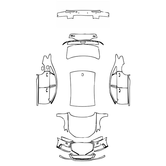 Pre-Cut PPF Audi A8 A8 (Standard Wheelbase) S-Line 2020 - PPF-Kits