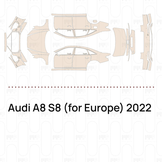 Pre-Cut PPF Audi A8 S8 (for Europe) 2022