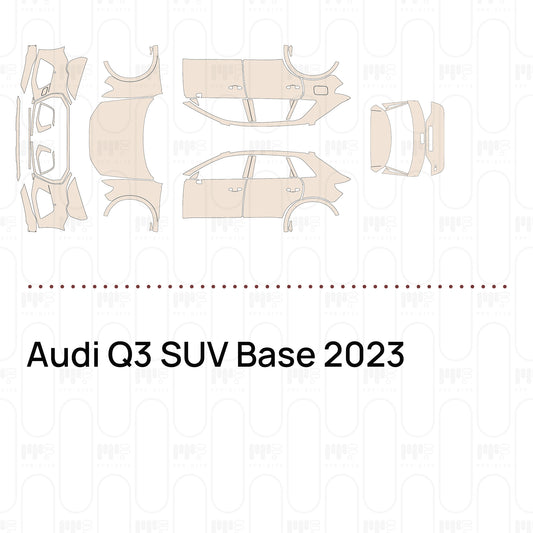 Pre-Cut PPF Audi Q3 SUV Base 2023