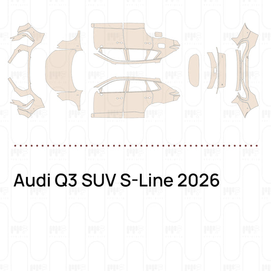 Pre-Cut PPF Audi Q3 SUV S-Line 2026